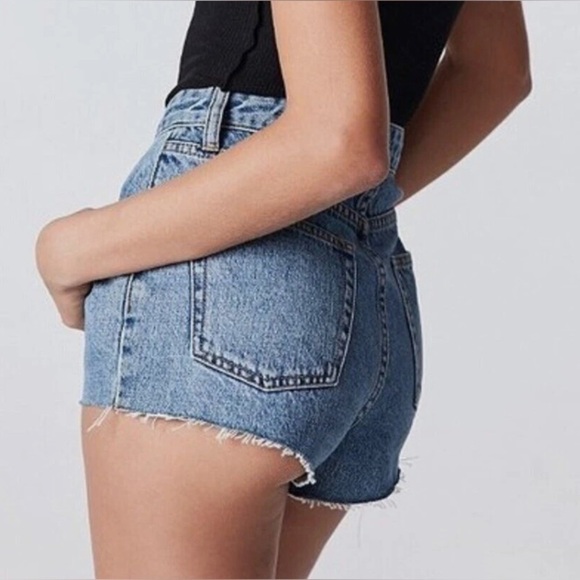 BDG Cheeky Super High Rise Denim Shorts - Picture 1 of 10